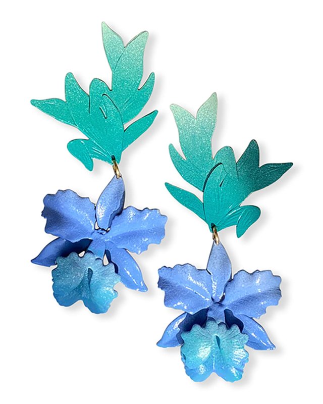 Oceanne Painted Drop Earrings